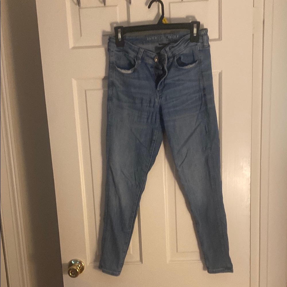 American Eagle Outfitters Blue Skinny Jeans